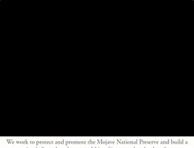 Tablet Screenshot of mojavepreserve.org